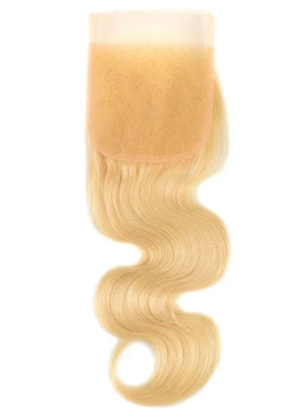 Lushlanes 613 Blonde Body Wave 3 Bundles with
4x4 Closure with transparent lace