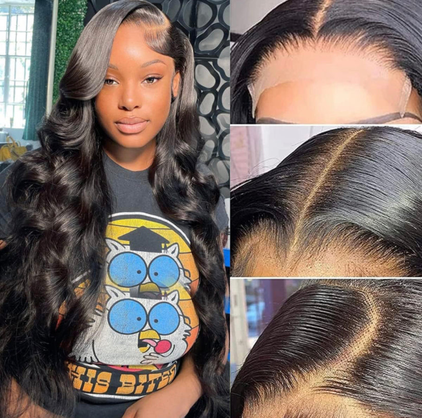 Lushlanes 5×5 HD Lace Closure Wigs Human Hair Wigs Body Wave for Black Women 150%