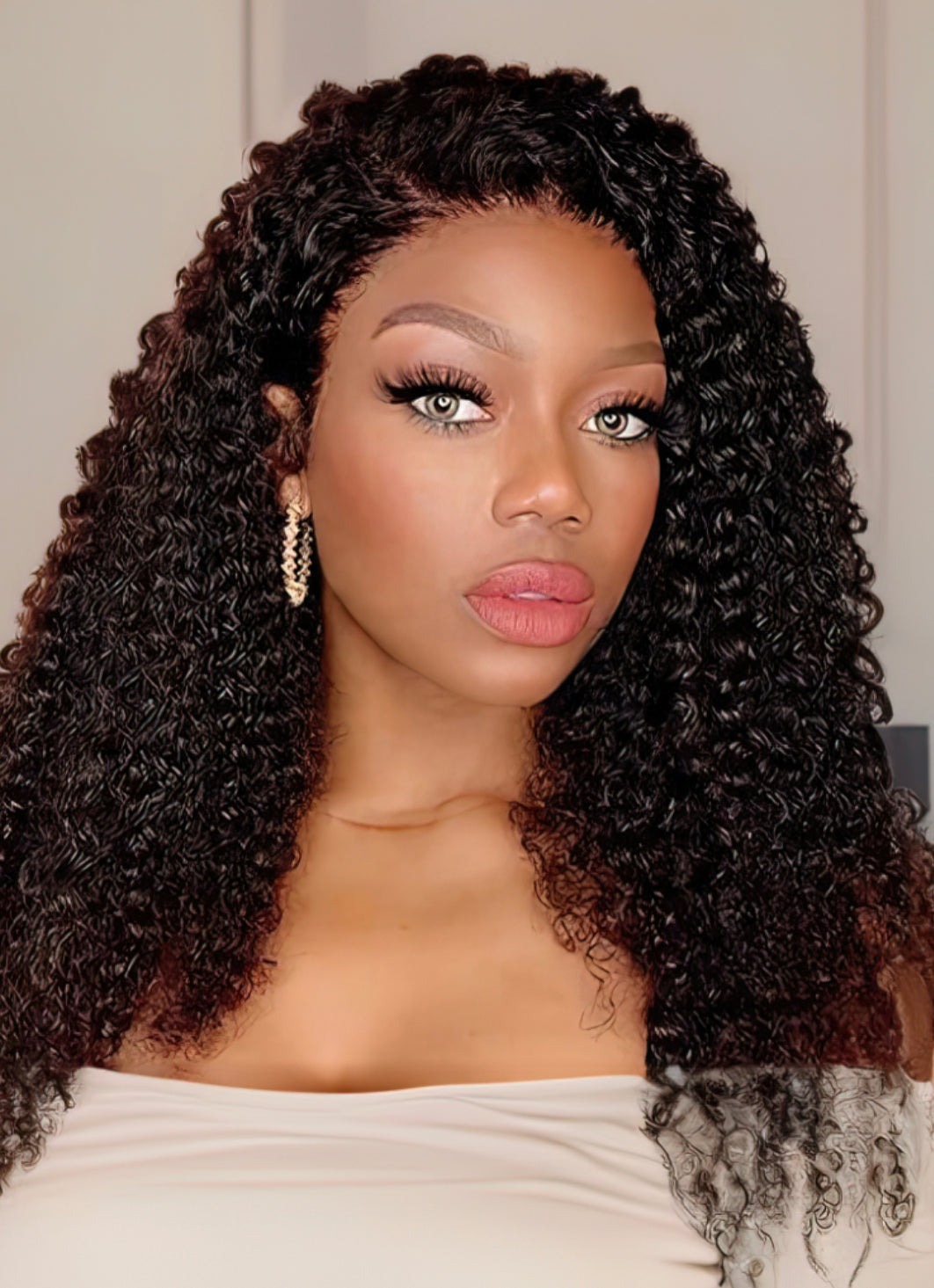 Lushlanes Melt HD 5×5
Lace Closure Deep Parting
Curly Hair Invisible Knots