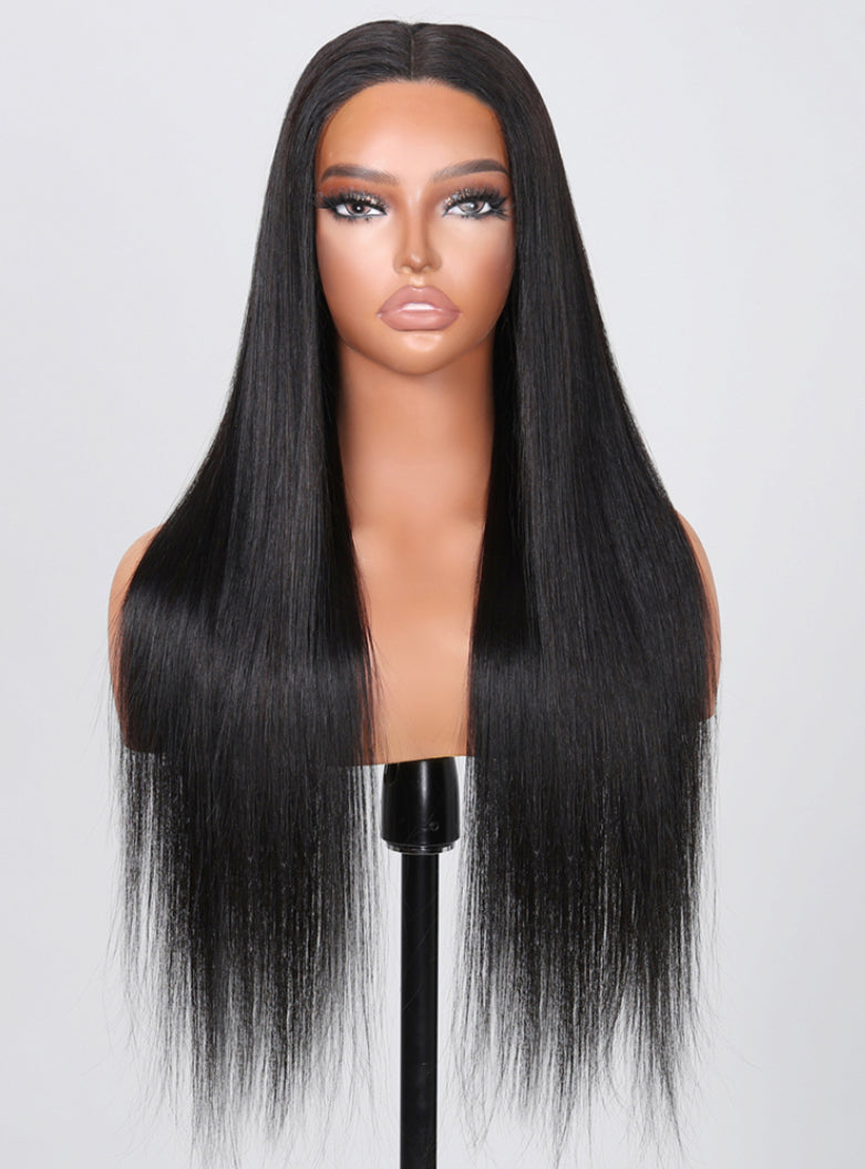 Lushlanes 5×5 Pre Cut Clear HD Lace Glueless Straight 180%