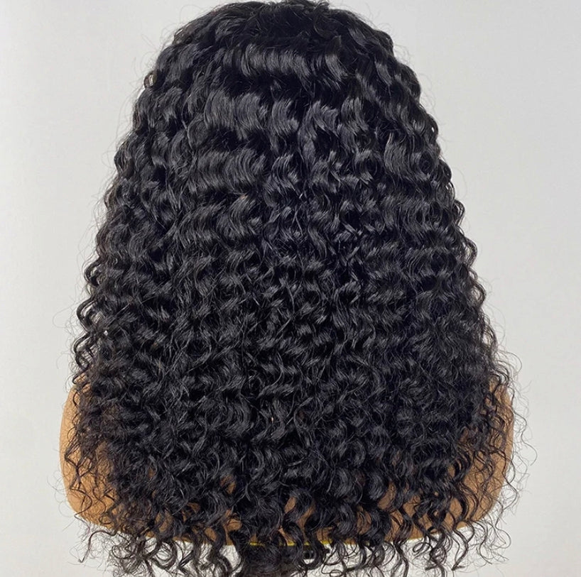 Lushlanes Bob Front Wigs hd 5x5 perruque avant en dentelle transparente, perruques frontales en dentelle ondulée 150%
