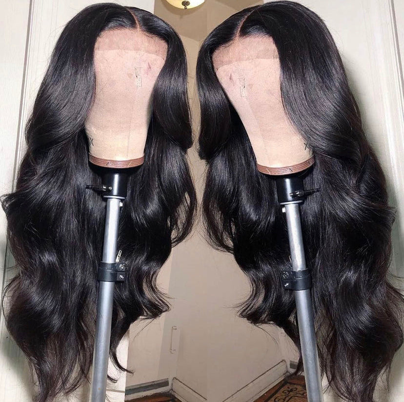 LUSHLANES Lace Front Wig Body Wave Human Hair Wigs for Women Pre-Plucked Lace Front Human Hair Wigs 180%