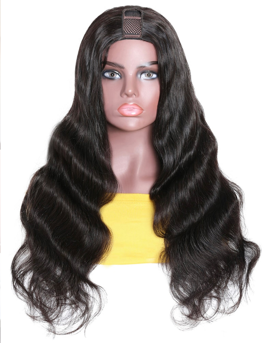 Lushlanes Body Wave U Part Hair Wig Natural Color Wigs For Women 150%