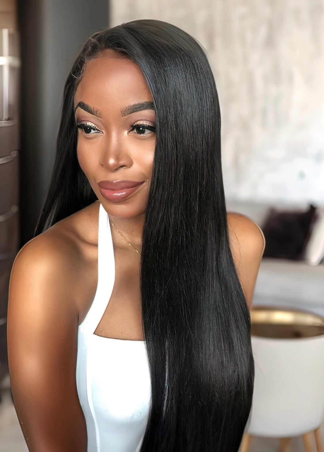 Lushlanes 5x5 Hair Straight Brazilian Virgin Hair Closure