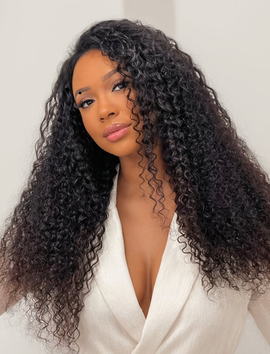 Lushlanes glueless V part 0 skill needed wig beginner friendly scalp natural curly human hair wig without leaving aside in 150%