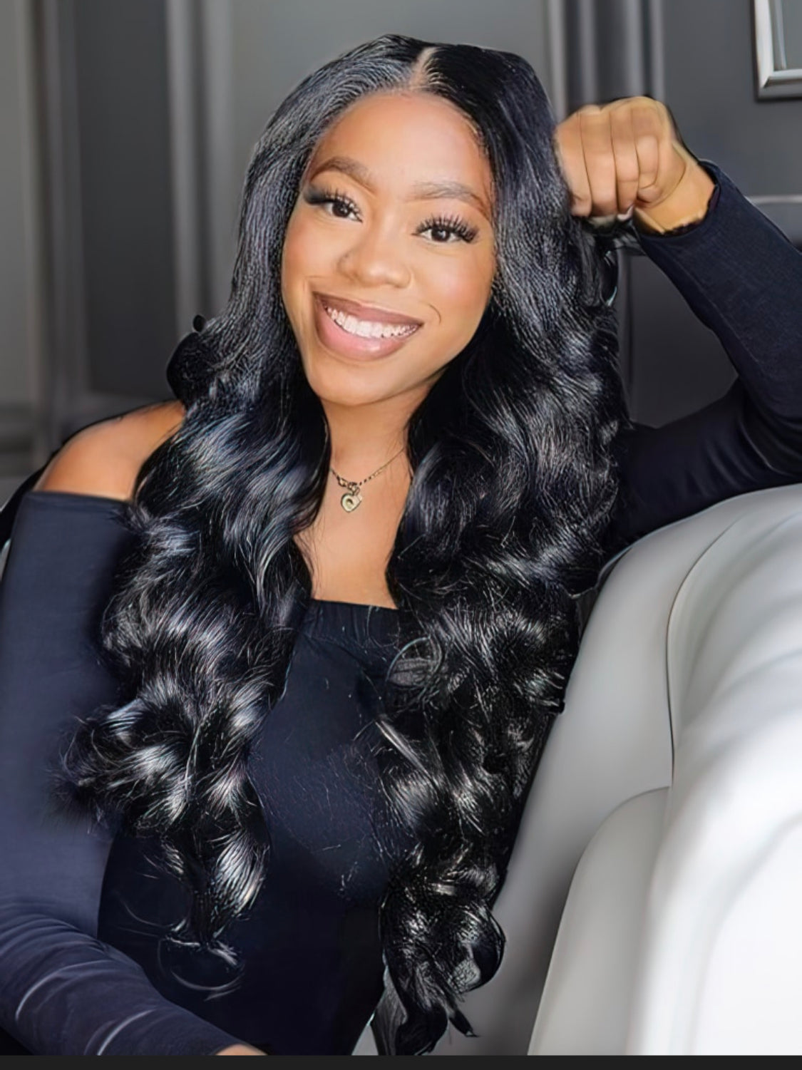 Lushlanes Body Wave U Part Hair Wig Natural Color Wigs For Women 150%