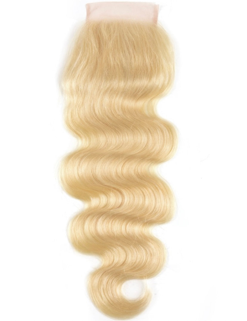 Lushlanes Hair 4 Bundles Body Wave Hair Weft With 4×4 Lace Closure 100% Human Hair