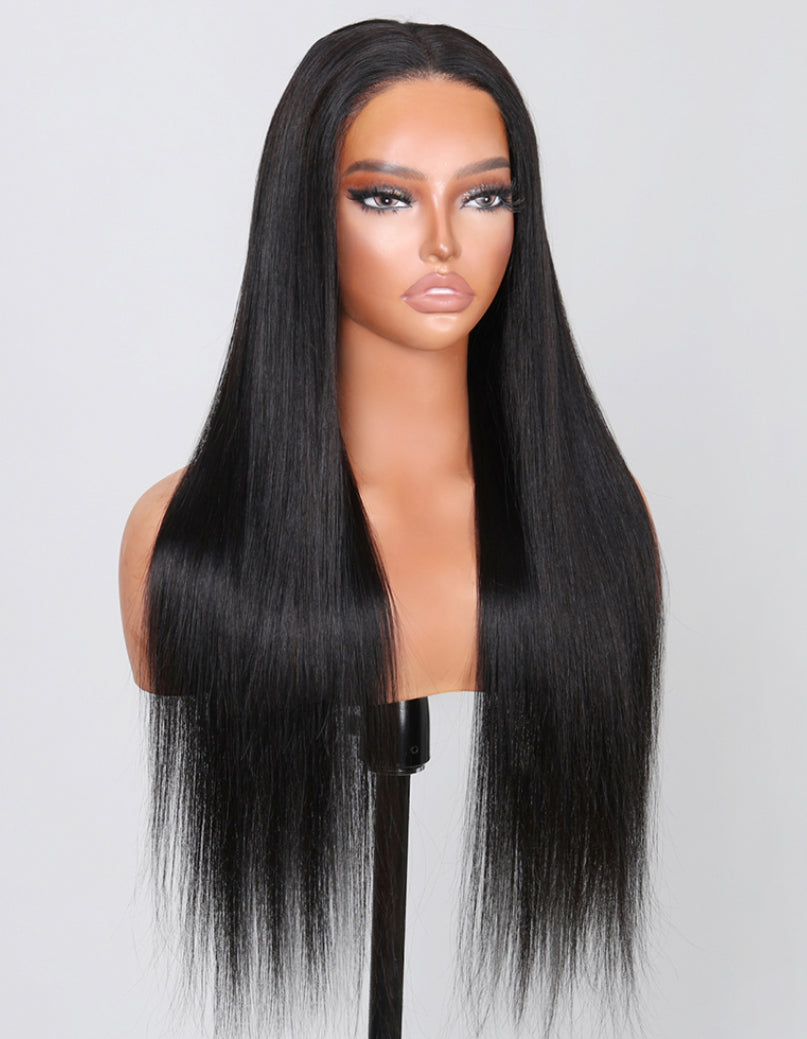 Lushlanes 5×5 Pre Cut Clear HD Lace Glueless Straight 180%