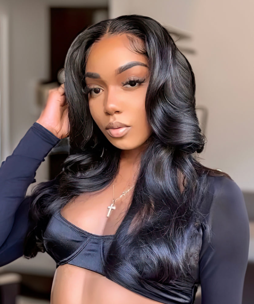 Lushlanes 5×5 HD Lace Closure Body Wave Transparent Laceundetectable Lace Closure Invisible Knots Human Hair 180%