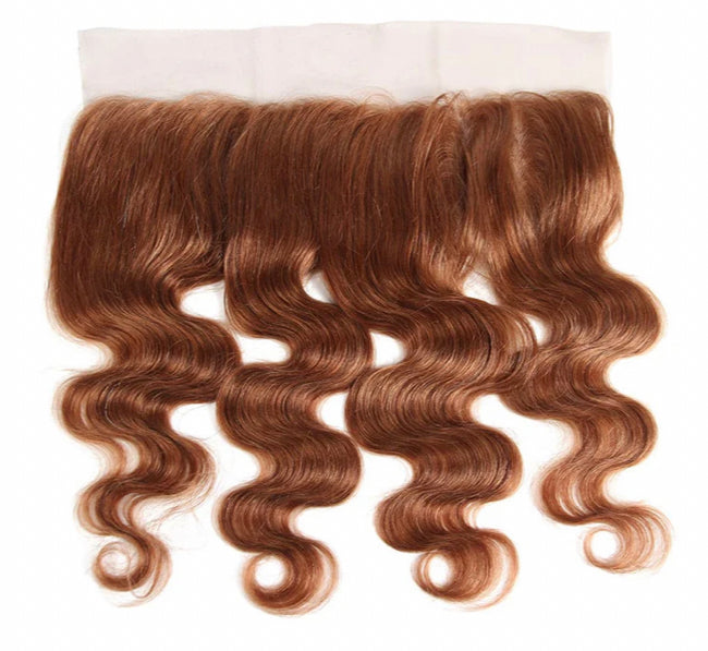 Lushlanes color #30 bod wave 3 Bundles With 13×4 Lace Frontal Pre Colored