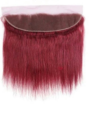 Lushlanes Red Bundles Color burg straight hair 4
Bundles With 13x4 Lace Frontal Pre Colored