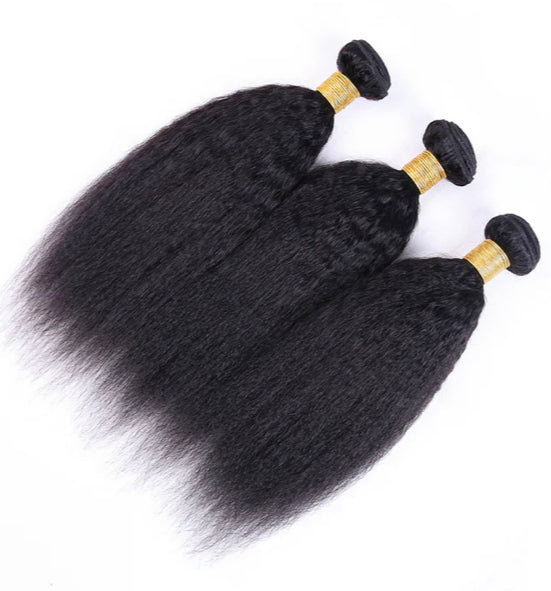 Lushlanes Straight 3 Bundles with 13x4 Lace Frontal Pre Plucked
Transparent human hair extensation