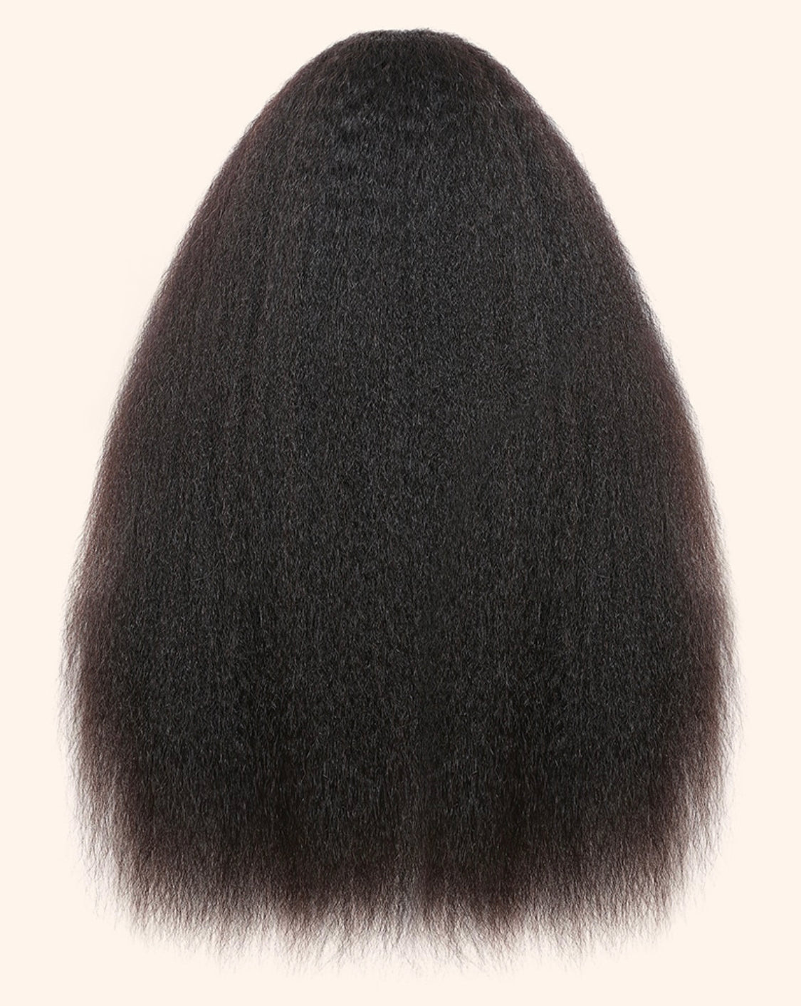 Lushlanes New U Part Kinky Straight Natural Black Glueless Wig 150%