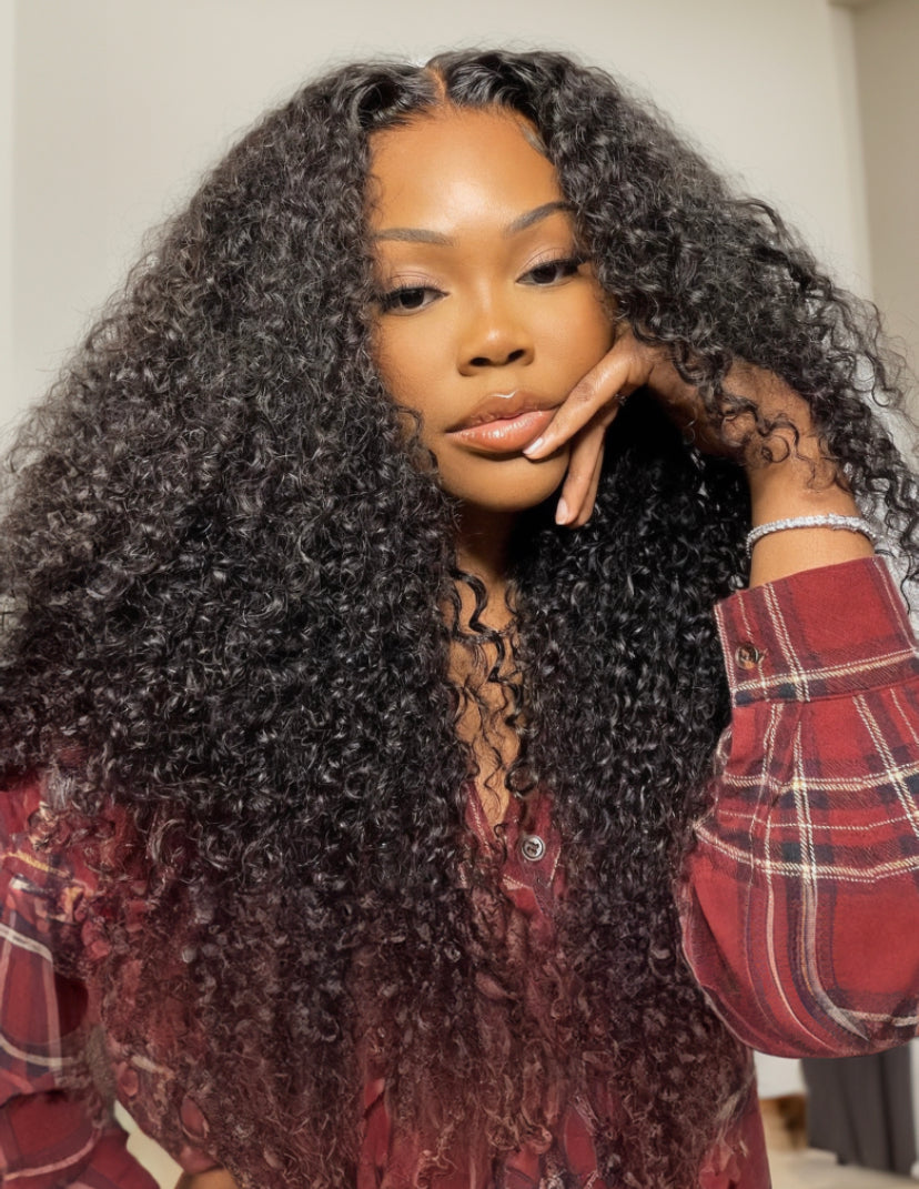 Lushlanes HD Lace 5×5 Closure Curly Glueless Wig with Bleached Knots
Match All Skin Tones 150%