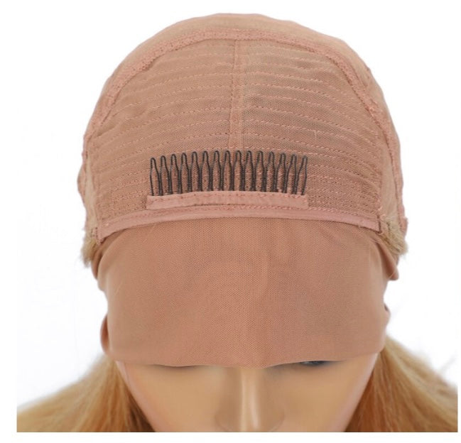 Lushlanes #27 honey blonde Headband Wig Firm Machine wade Wig ribe macies Women