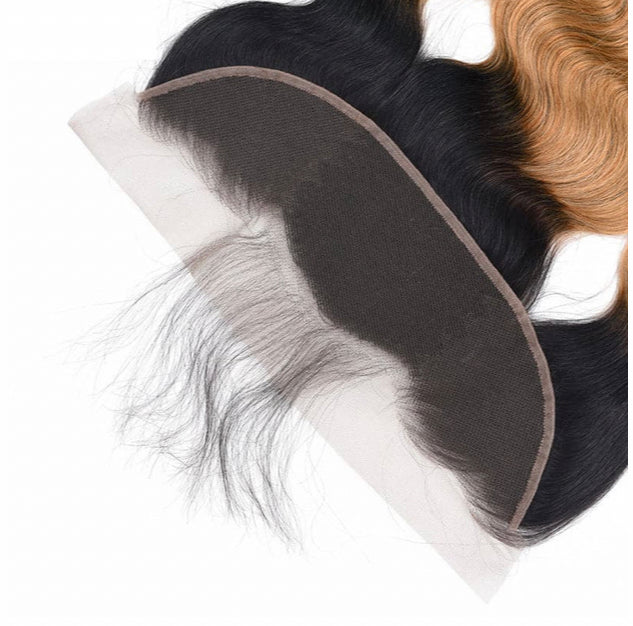 Lushlanes 1B/27 Ombre Body Wave 4 Bundles
With 13x4 Lace Frontal Pre Colored