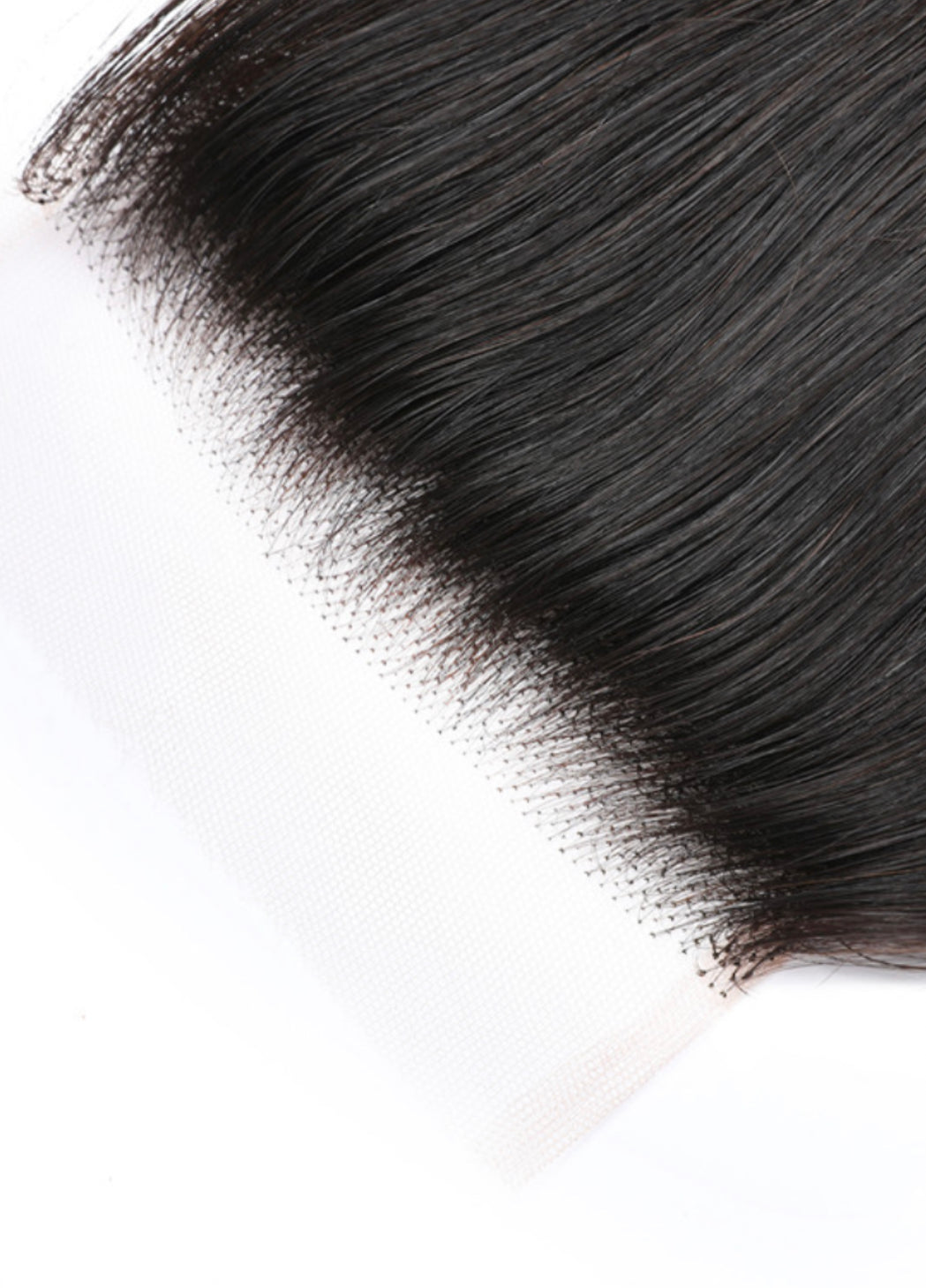 Lushlanes Hair 5x5 HD Lace Closure Straight Hair Deep Part Transparent Lace Closure Invisible Knots Natural Virgin Hair