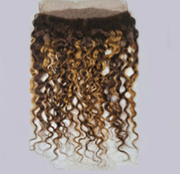 Lushlanes Highlight Water Wave 4 Bundles With 13×4 Transparent Lace Frontal