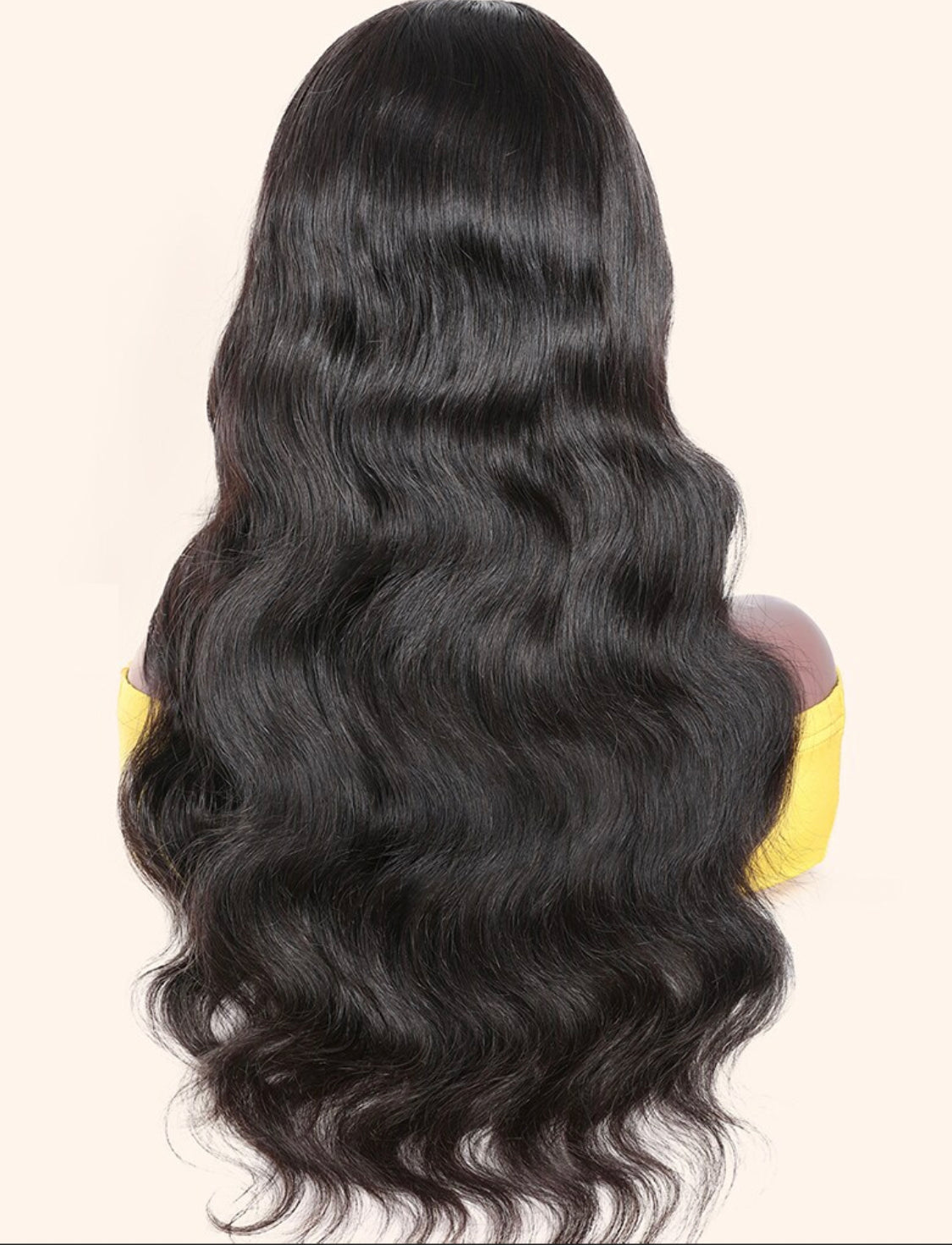 Lushlanes high density body wave U part human hair sew in wig 150%