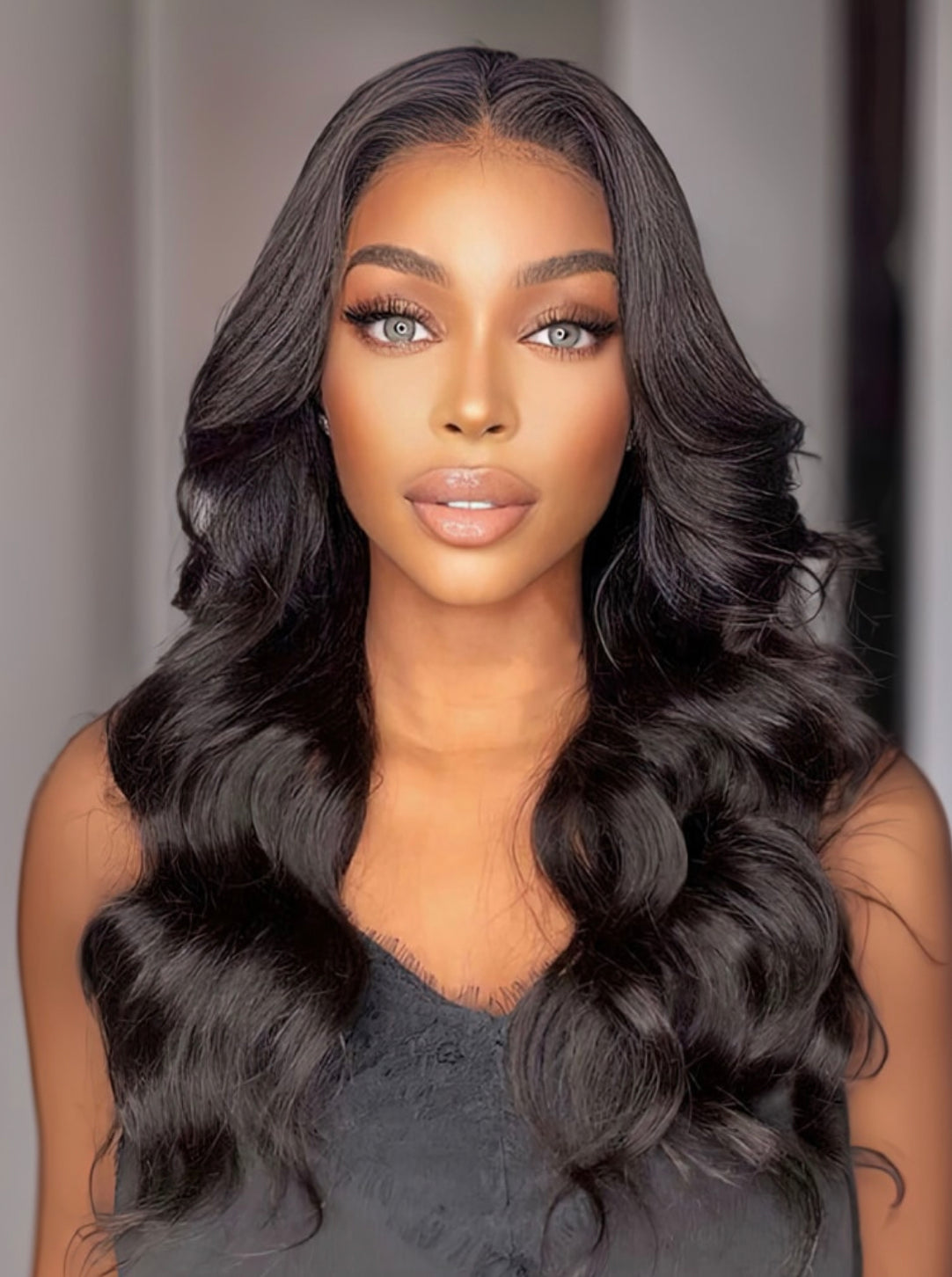 Lushlanes Glueless Natural Black Glueless Body Wave Non Lace New U Part Wig 150%