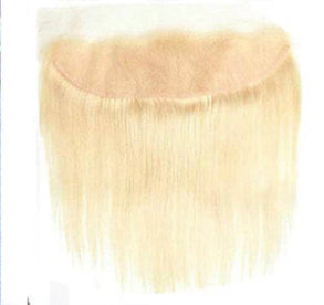 Lushlanes 613 Blonde Straight 4 Bundles with 13*4 Frontal Human Virgin Hair transparentlace