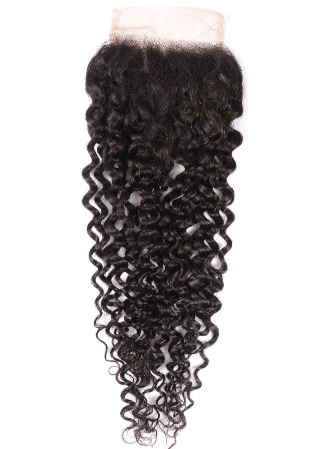 Lushlanes natural black Jerry curly 4x4 free part lace up closure