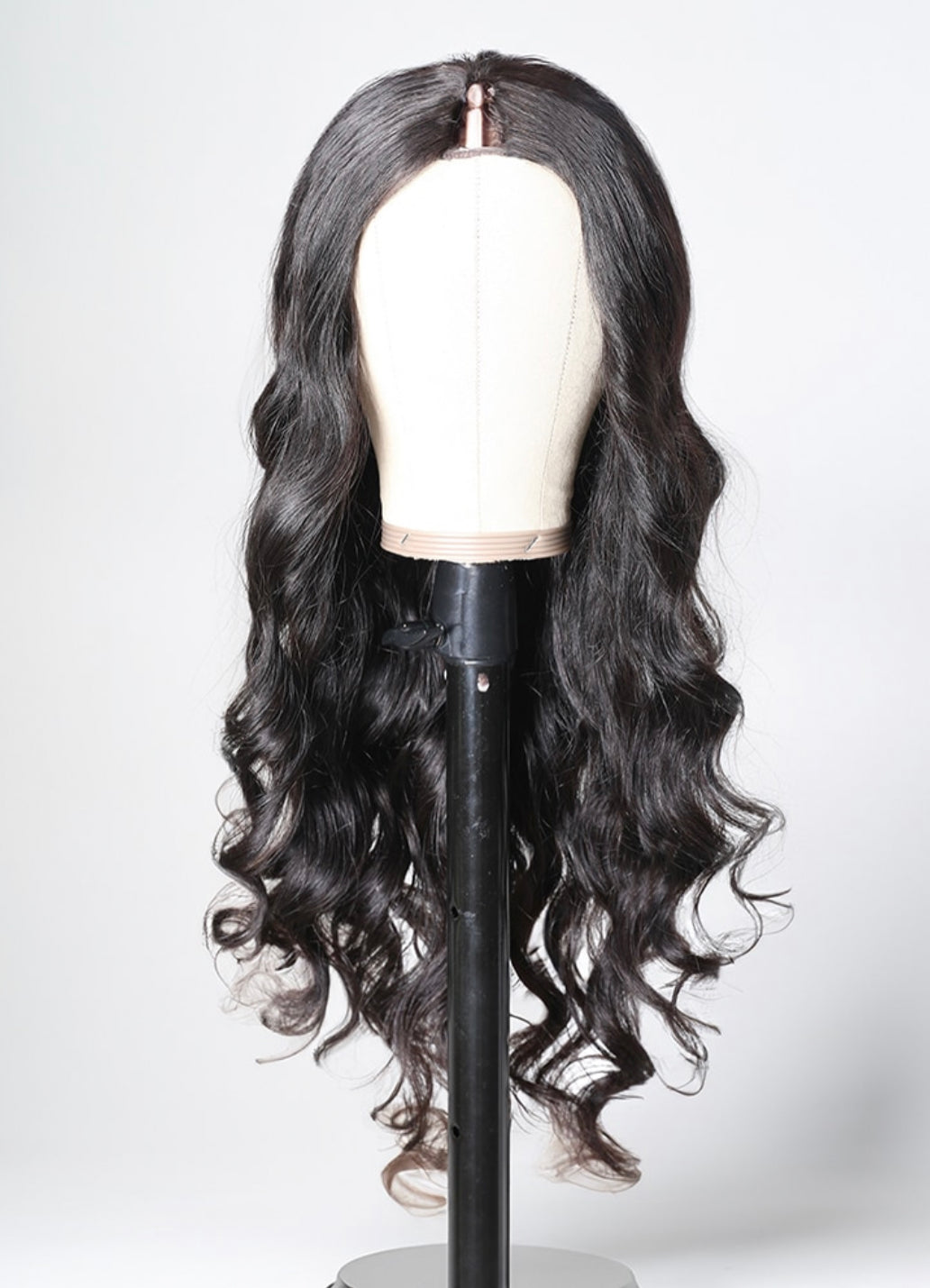 Lushlanes Glueless Natural Black Glueless Body Wave Non Lace New U Part Wig 150%