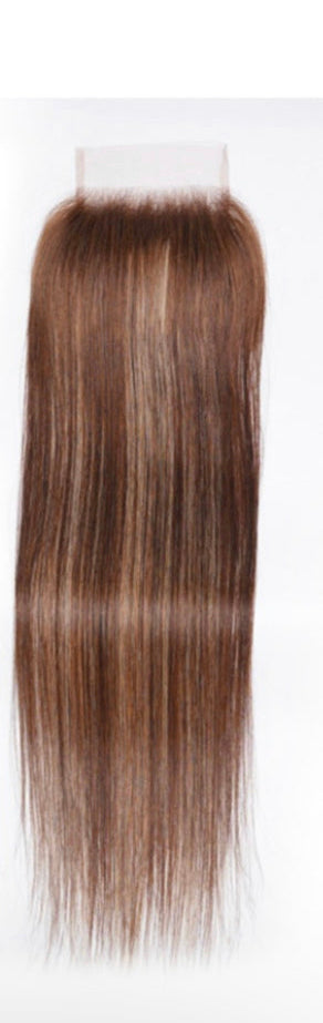 Lushlanes Honey Blonde Piano Highlighted Straight with 3Pcs Bundles