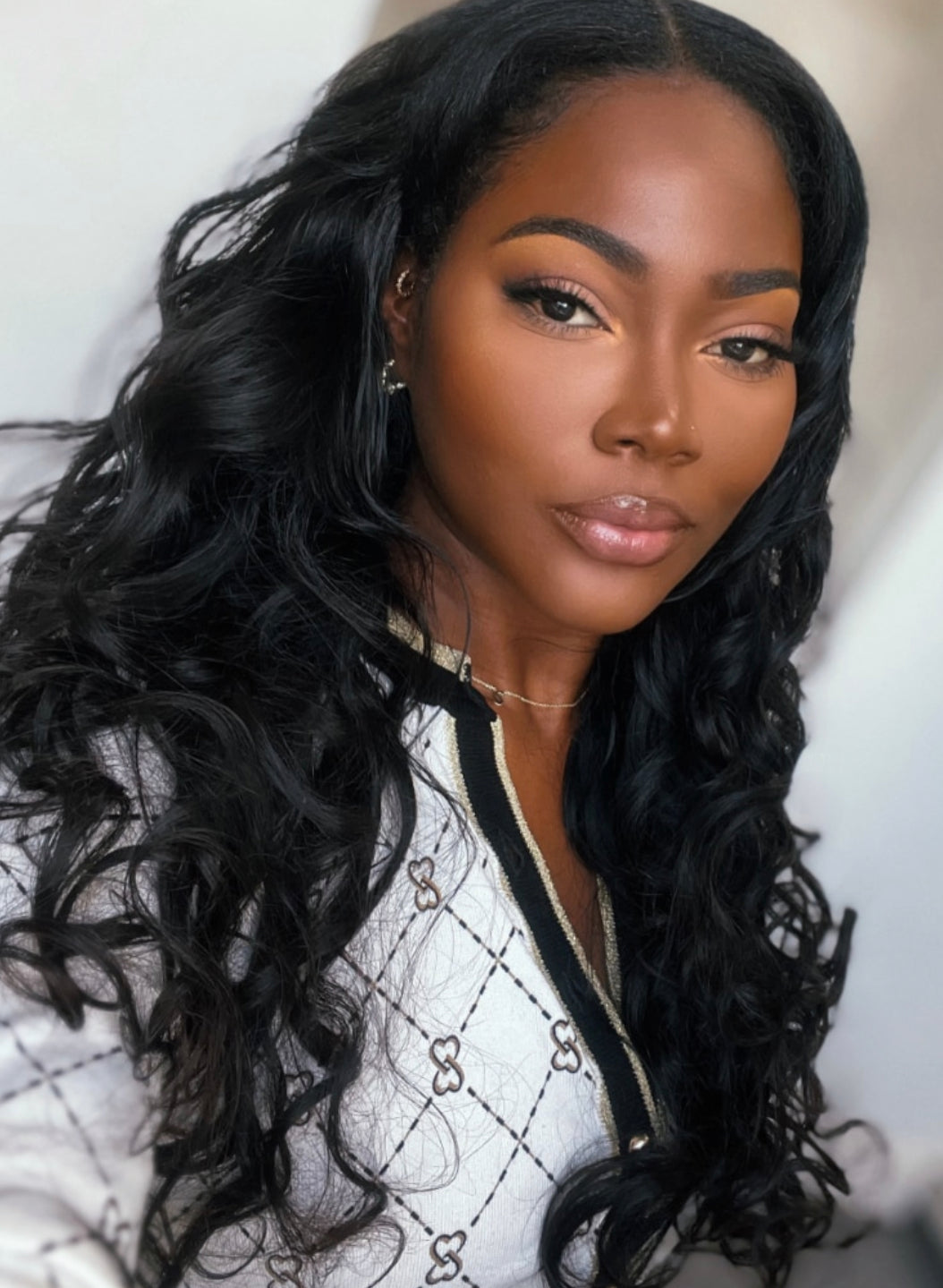 Lushlanes Glueless Natural Black Glueless Body Wave Non Lace New U Part Wig 150%