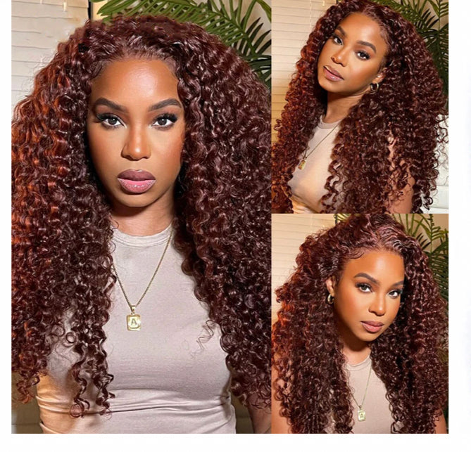 Lushlane #33 Kinky Curly 3 Bundles With 13×4 Frontal Human Hair For Black Women