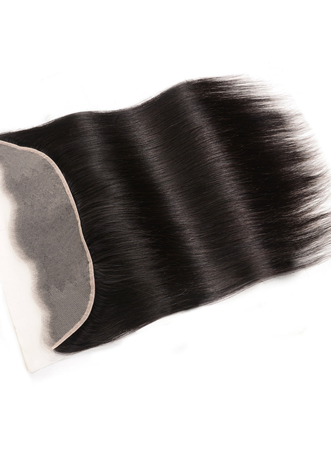 Lushlanes cheveux raides cheveux humains dentelle frontale 13x4
