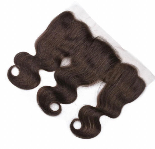 Lushlanes Brown Body Wave 4 Bundles With 13×4 Lace Frontal Pre Colored