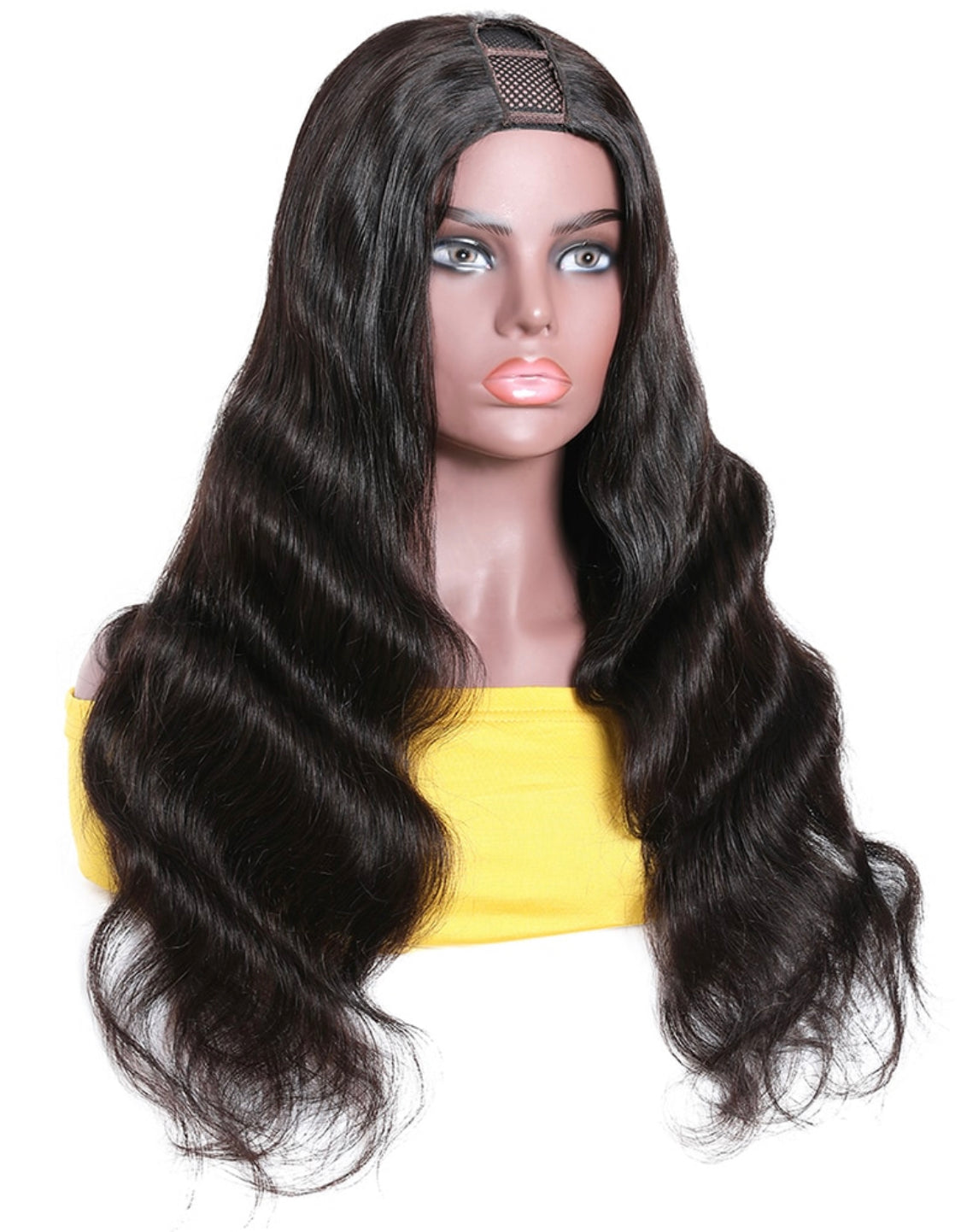 Lushlanes Body Wave U Part Hair Wig Natural Color Wigs For Women 150%