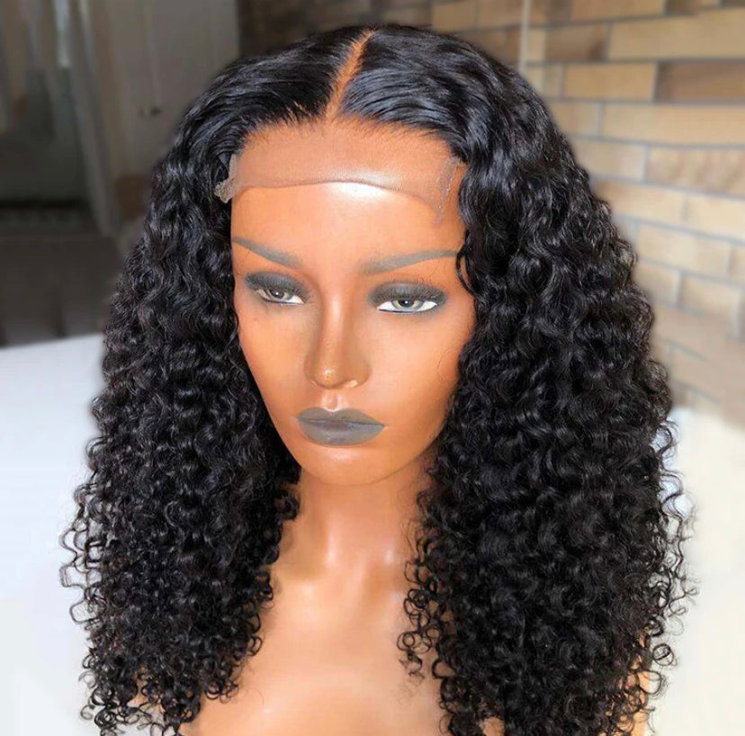 Lushlanes Bob Front Wigs hd 5x5 perruque avant en dentelle transparente, perruques frontales en dentelle ondulée 150%