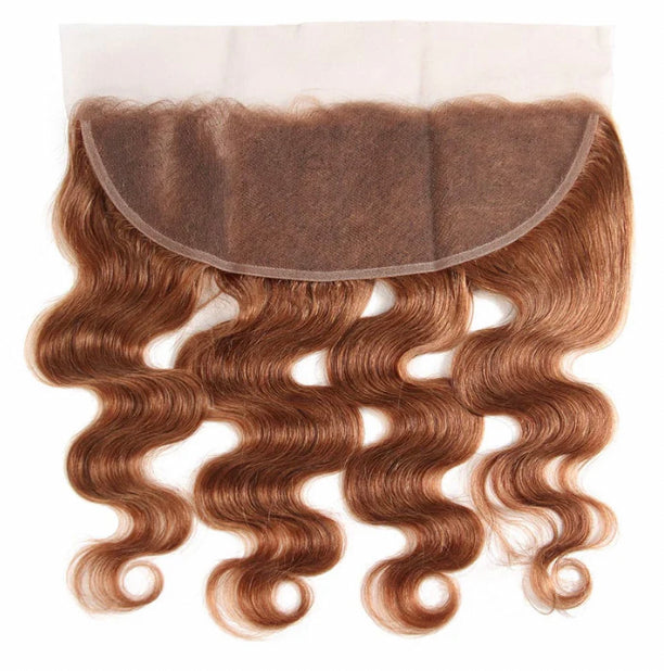 Lushlanes color #30 bod wave 3 Bundles With 13×4 Lace Frontal Pre Colored