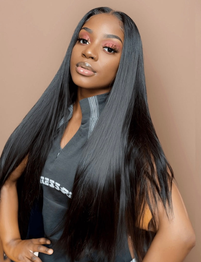 Lushlanes Hair Icenu
Series 4pcs Brazilian
Straight Virgin Hair With closure
