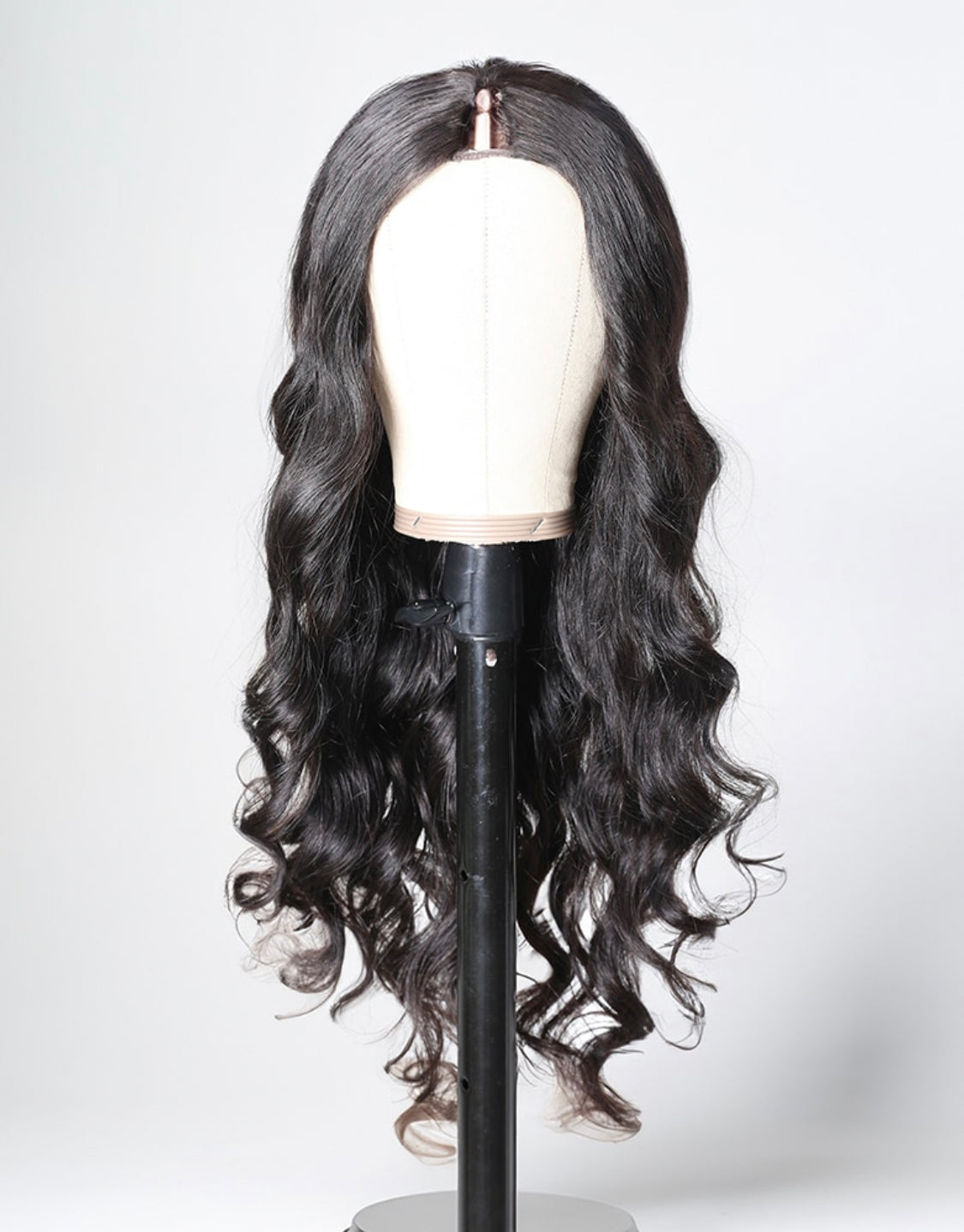 Lushlanes Glueless Natural Black Glueless Body Wave Non Lace New U Part Wig 150%