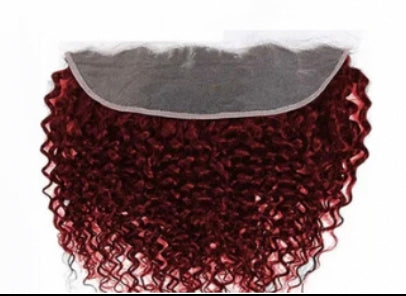 Lushlanes Red Bundles #99; Water Wave 3 Bundles with 13×4 Transparent Lace Frontal
