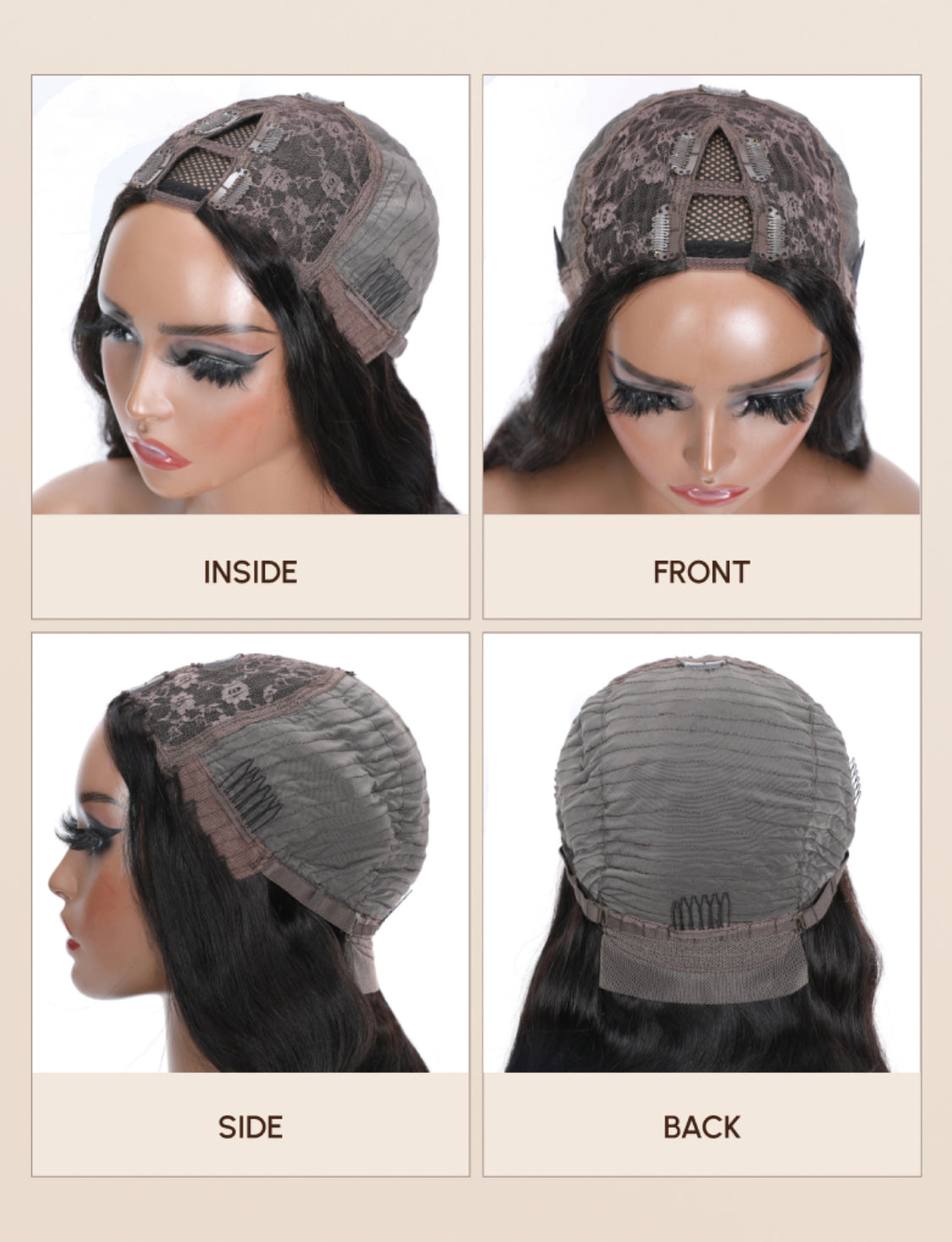 Lushlanes – U part Jerry curly glueless wig, new ombre part with blonde highlights 150%