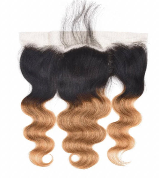 Lushlanes 1B/27 Ombre Body Wave 4 Bundles
With 13x4 Lace Frontal Pre Colored
