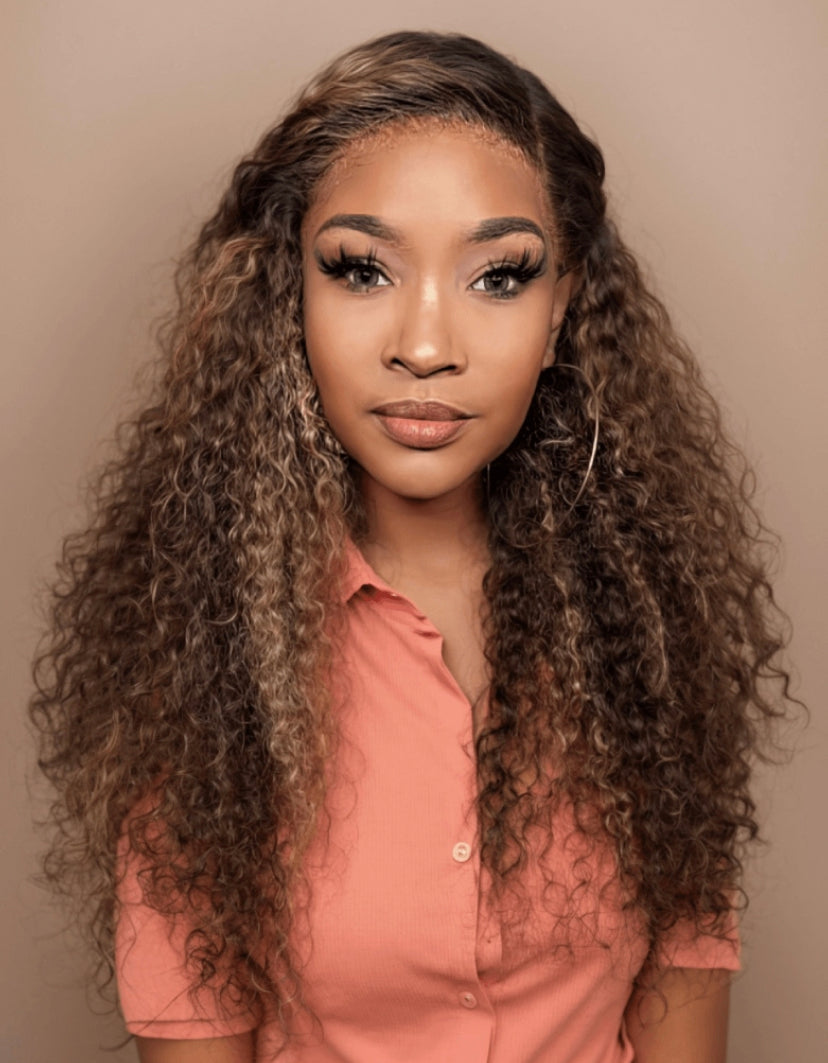 Lushlanes Trending Curly Hair TL412# Color 3 Pieces Human Hair
Weave