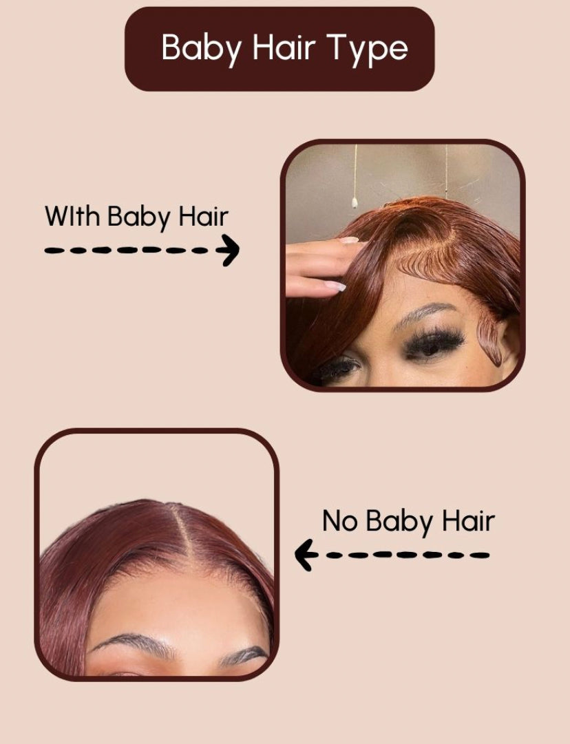 Lushlanes hair Glueless Lace Reddish Brown Body Wave 180% Density