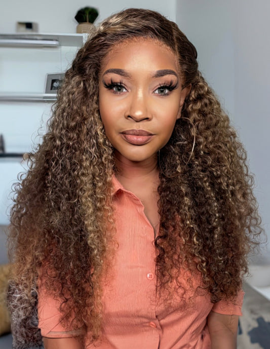 Lushlanes Trending Curly Hair TL412# Color 3 Pieces Human Hair
Weave