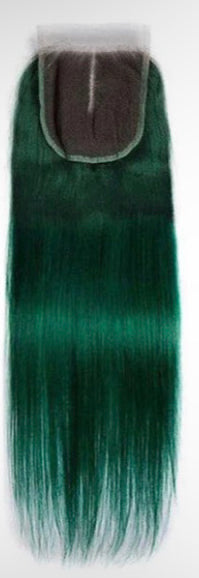 Lushlanes Dark Green
Straight 4 Bundles with 4×4 HD Lace Closure Human Hair Extensions